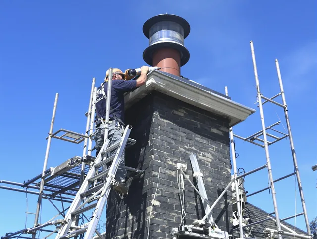 Sturdy chimney crown finished by Inglewood Chimney Sweep in Inglewood, CA