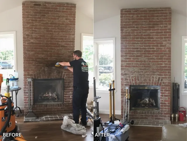 Finished chimney sweeping service by Inglewood Chimney Sweep in Inglewood, CA