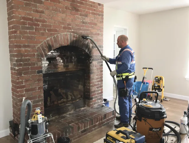 Inglewood Chimney Sweep expert performing detailed chimney sweep in Inglewood, CA