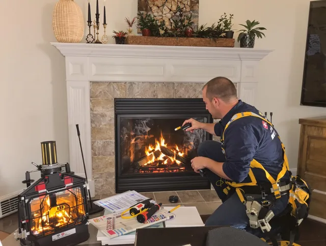 Safety-focused fireplace inspection by Inglewood Chimney Sweep in Inglewood, CA