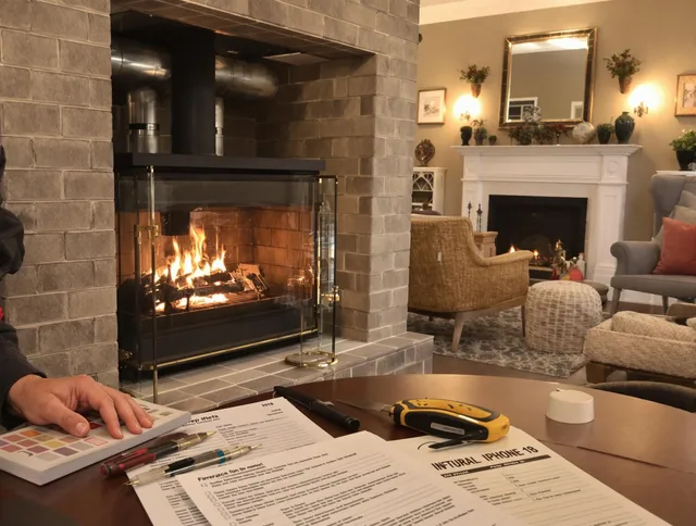 Inglewood Chimney Sweep verifying fireplace safety measures in Inglewood, CA