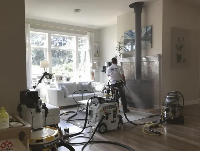 Soot removal service by Inglewood Chimney Sweep for a fireplace in Inglewood, CA
